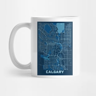 Calgary - Canada Peace City Map Mug